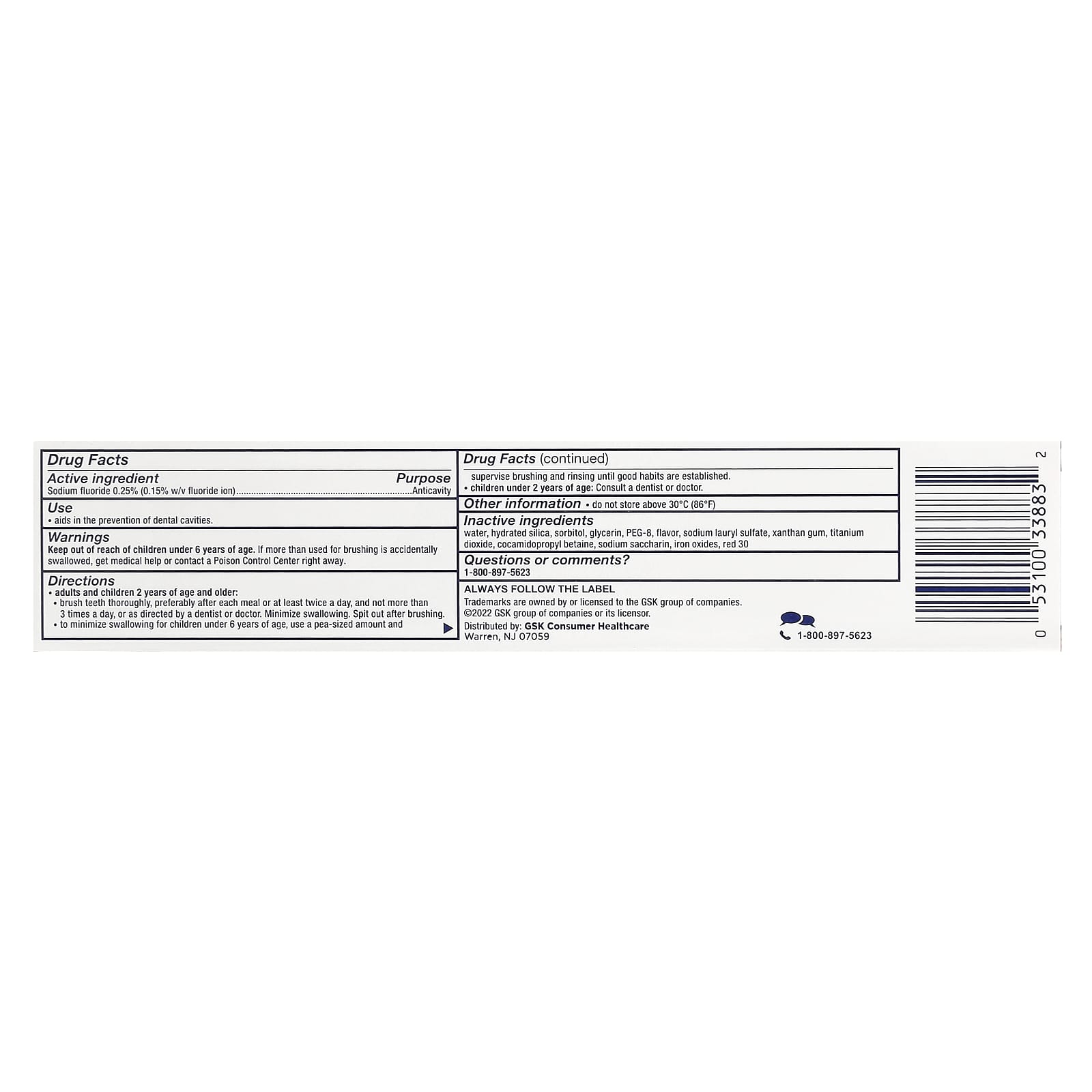 Aquafresh Extreme Clean Fluoride Toothpaste, Whitening, Mint Blast, 158.7 g - view 3